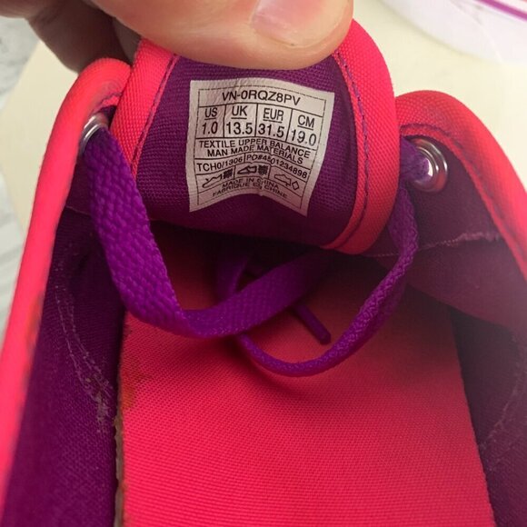 Vans Off the Wall Casual Pink Sneakers - Picture 7 of 7